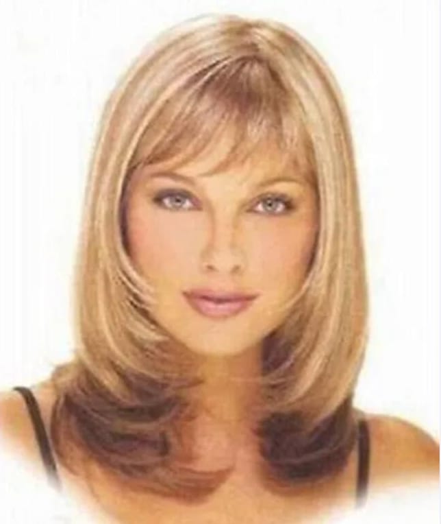 free shipping Long Short Mix blonde Straight lady's Synthetic Hair Cosplay Wigs