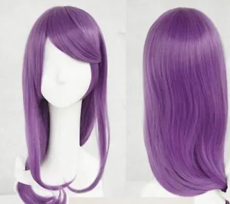 new fashion Long purple fancy cosplay Hair wig Wigs for women